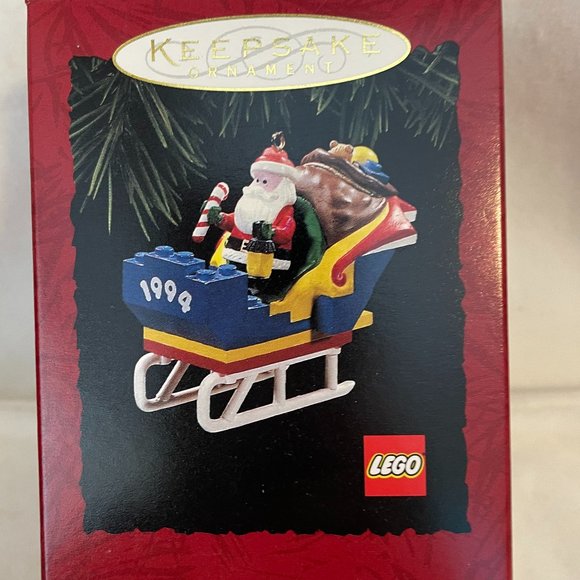 Santa LEGO Sleigh Hallmark Ornament - Picture 7 of 7
